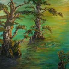 Cypress Trees on Holt Lake