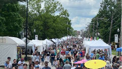 Artsfest on Historic Walnut Street