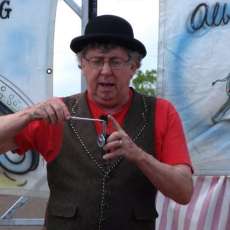 Captain Spaudling Being Loaded into His Cannon