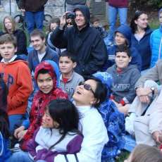 Great Flea Circus Audience at Hokie BugFest, Blacksburg, VA