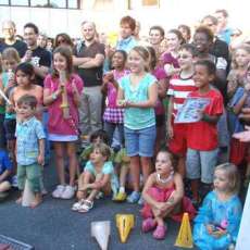 Alberti Flea Circus Audience at the French Embassy, Washington, D.C.