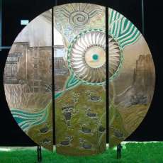 Sculpture by featured Artist, Glenn Hinz