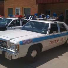 Vintage Police Car at Cruise 11