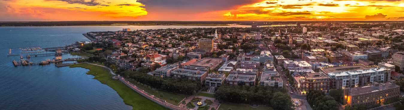 The awe-inspiring Charleston, South Carolina skyline