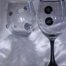 Bride & Groom Wedding Wine Glasses