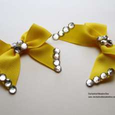 2 inches little bows (set of 2)