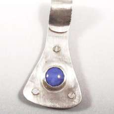 Sterling Silver Lapis Gemstone Pendant