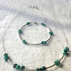 Jade Necklace and bracelet