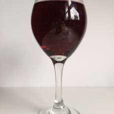 Merlot Wine Glass Gel Candle