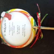 christmas swirlpops can be personalized
