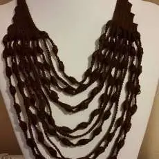 Handmade Crochet Maxi Necklace