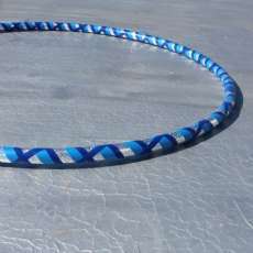 Ice queen collapsible hula hoop