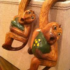 wooden monkey