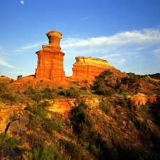 lighthouse formation in palo duro caynon in tx