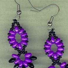 Dangling with super duos and seed beads