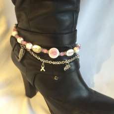 Boot Bling Breast Cancer Awareness