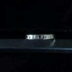 9 Sterling Silver "Believe" Stacker Ring 1 of each size