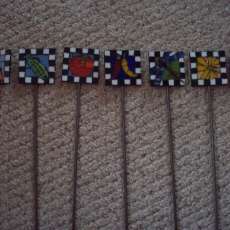 stained glass mosaic garden stakes