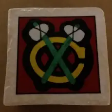 Chicago Blackhawks Tomahawk Tile Coaster