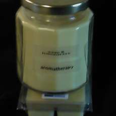 aromatherapy sage & lemongrass soy candle