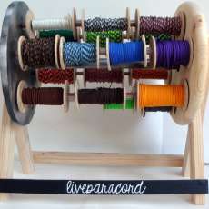Rotating Spool Stand for paracord, ribbon or wire