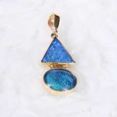 Opal triplet pendant