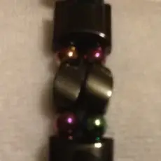1/2" Rainbow bracelet