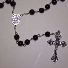 Full Black Rosary