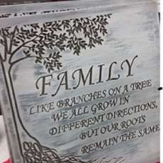 Family Roots Plaque