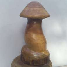 Carved toadstool