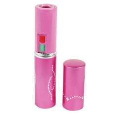 Stun Master 3,000,000 volt Lipstick Stun Gun with flashlight, pink