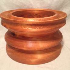 Hand carved wooden bowl - Colonial Maple