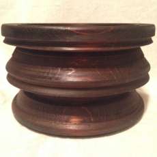 Hand carved wooden bowl - Red Oak