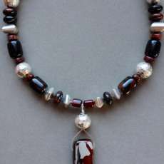 Rare and Stunning Jasper with Silver