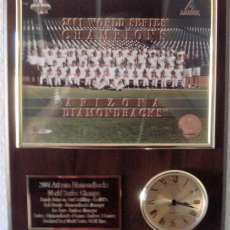 Arizona Diamondbacks 2001 World Series Collectors Clock