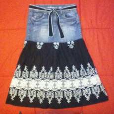 Denim Dollhouse Skirt