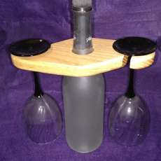Date Wine Glass and Bottle Holder