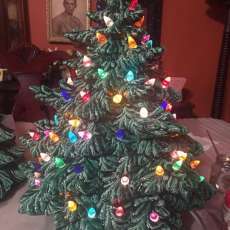 Ceramic Frasier Fir Christmas tree