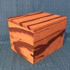 Handmade Exotic Wood Keepsake Box