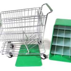 Green Dreamkeeper Mini Shopping Cart with Matching Insert and Divider