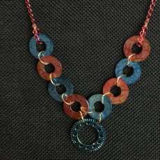 Red and Blue Necklace