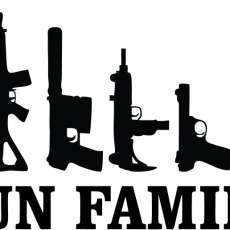 Gun Family Outdoor Decal