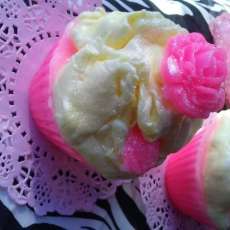 Strawberry shortcake & Lemon pound cake - Blood Orange & Blueberry cobbler 6oz cupcake soap.