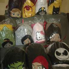 Character hooded towels
