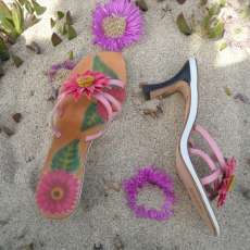 Handpainted Sandals (FLower)