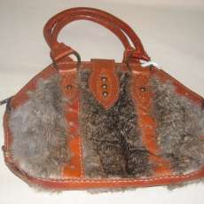 Rabbit Fur Shoulder Bag