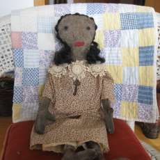 Primitive Folk Art Doll Priscilla