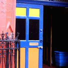 Bright Colored Door
