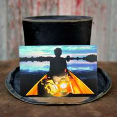 Lantern Canoeing Fine Art Postcard 6-Pack!