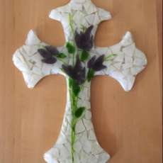 Fused Glass Cross